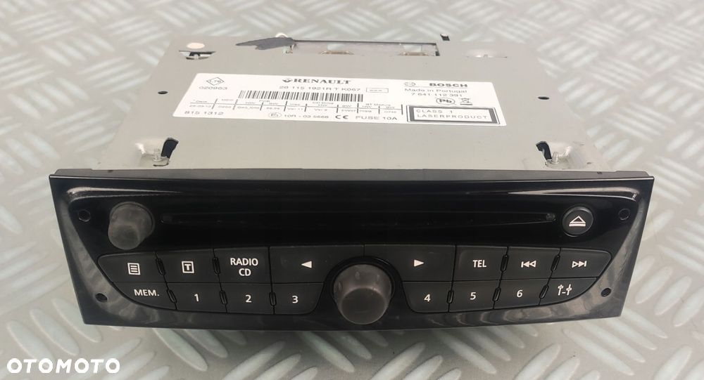 281151921R radio pilot nawigacja wyświetlacz ekran RENAULT CLIO III 3 LIFT - 9