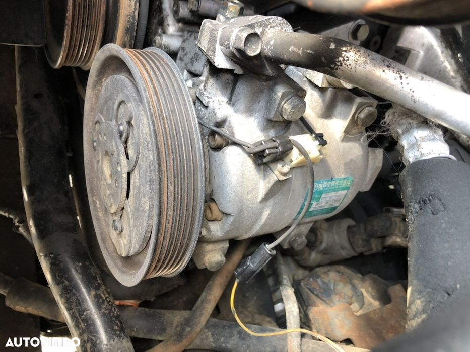 Compresor climă Ssang Yong musso daewoo 2.9 td mercedes D29M Om602 cutie manuala 5 trepte bara fata capota fără stop geam usa - 3