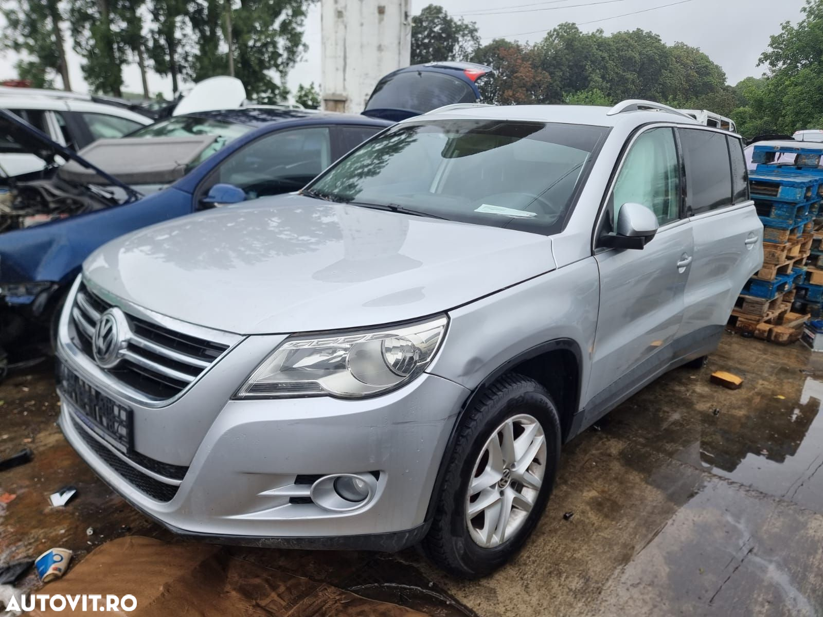 Geam dreapta fata Volkswagen VW Tiguan 1 5N [2007 - 2011] 2.0 tdi CBA - 2