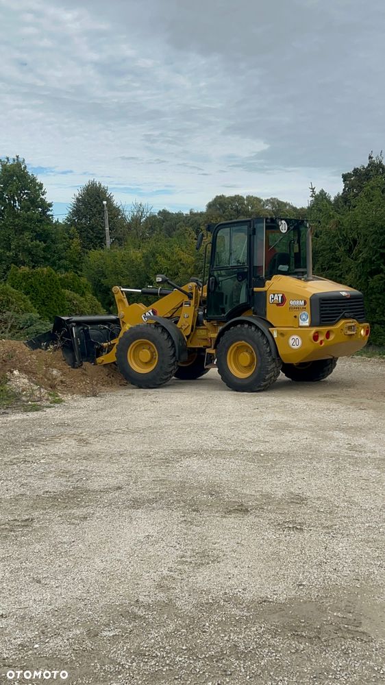Caterpillar ŁADOWARKA CAT 908M 21r łyżka szczęka widły krokodyl 906 907 H przegubowa łamana Catepillar - 34