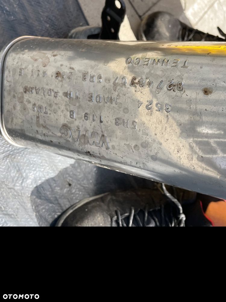 CADDY 2K7 V długi LONG  wydech tłumik nowy 150 km 5R3253411E - 3