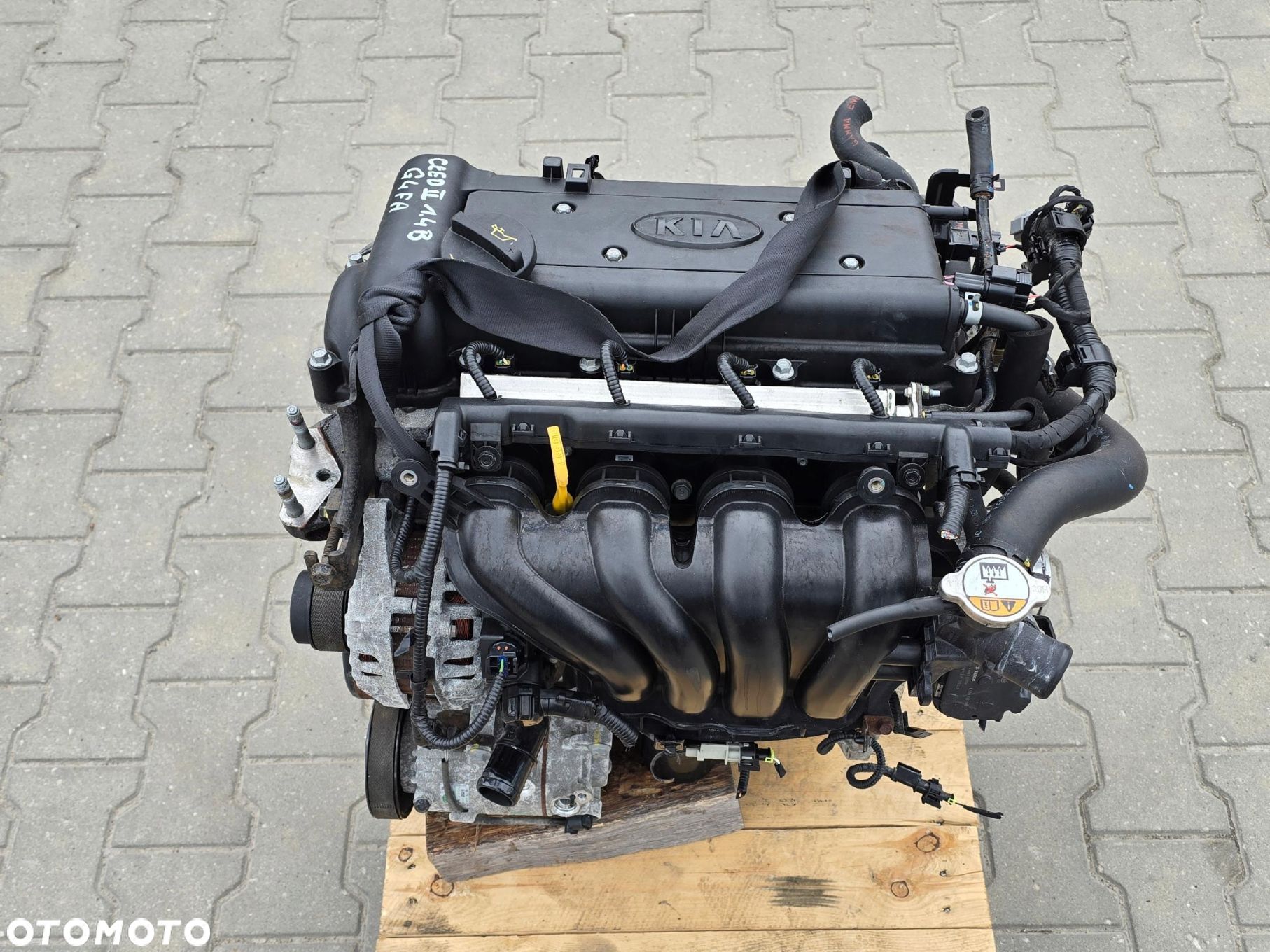 HYUNDAI I20 I30 II KIA CEED II SILNIKA 1.4 16V G4FA 161TYŚ.KM - 1