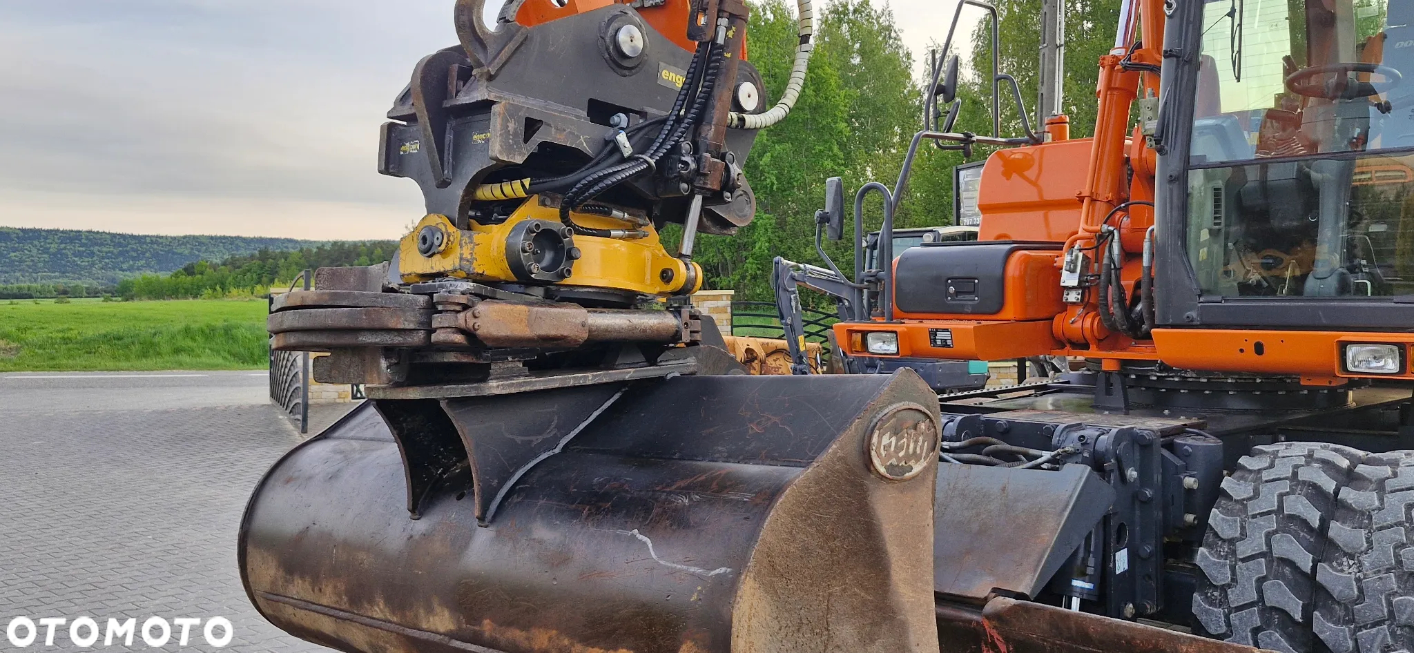 Doosan DX170W/ Rototilit Engcon/ Maszyna sprowadzona/ - 8
