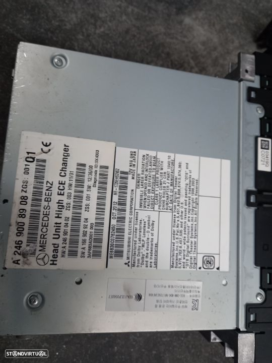 Radio Mercedes W205 ref A246 900 89 08 - 4