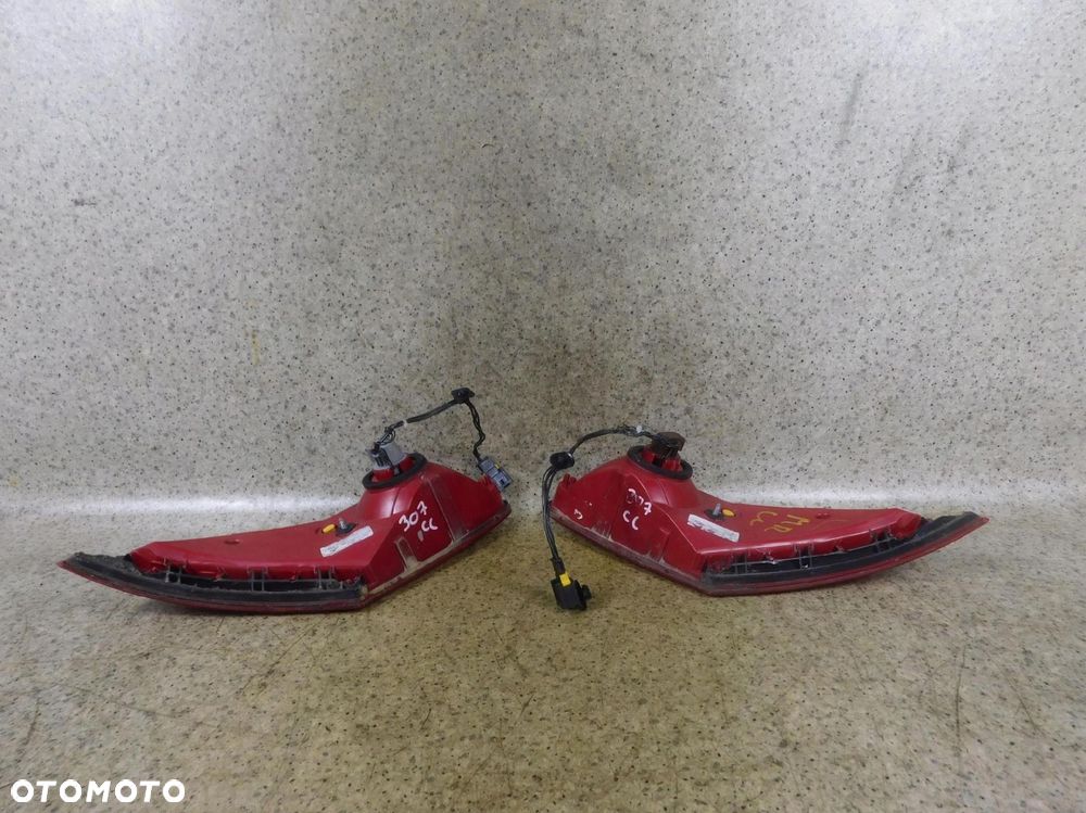 Lampa Lampy Led Klapy Bagażnika Tył Lewa Prawa Peugeot 307 Cc - 3