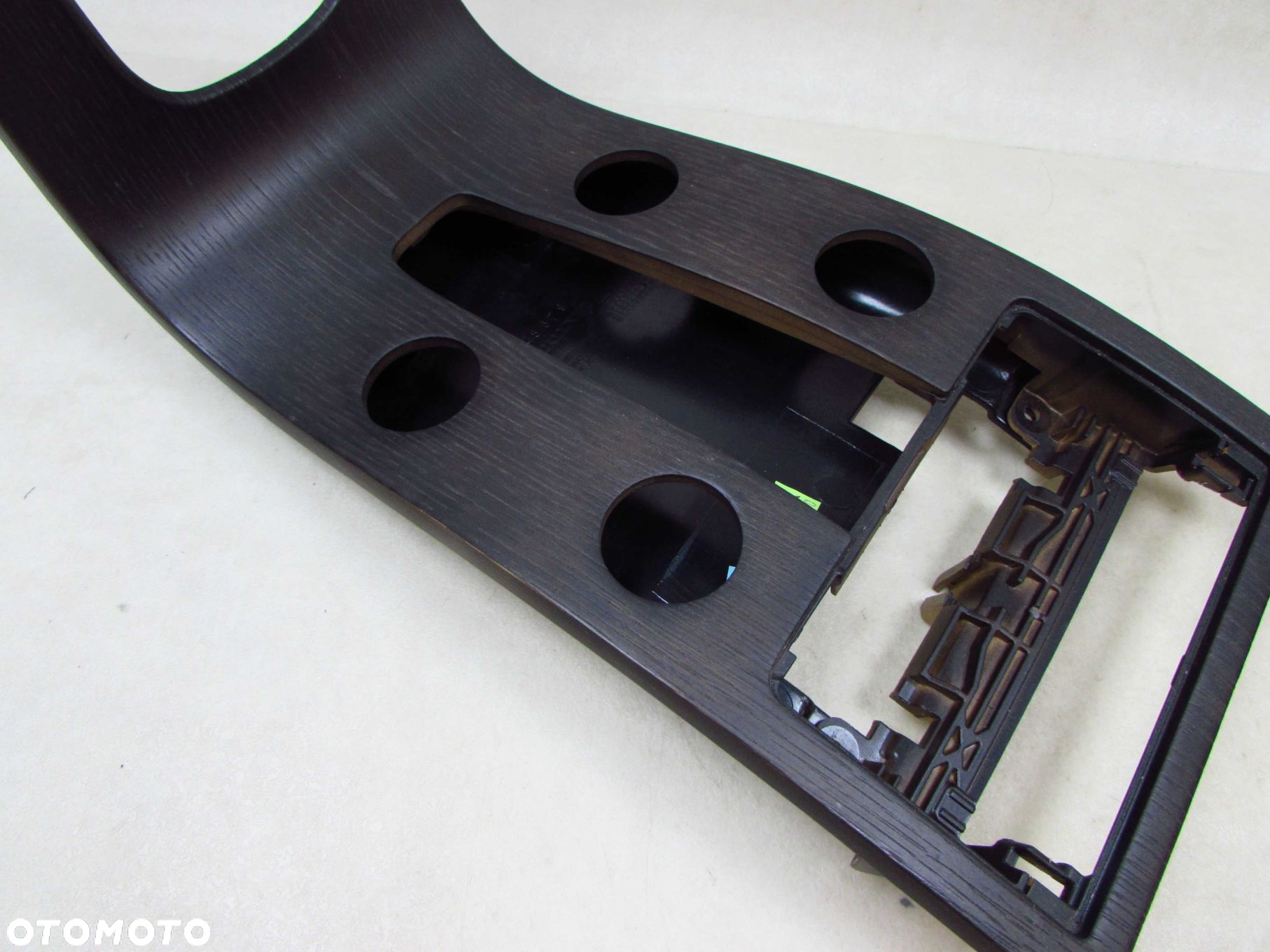 VOLVO C30 S40 V50 C70 II 10-13 RAMKA KONSOLI RADIA KONSOLA SRODKOWA WODOSPAD DREWNO MATOWE 31307009 - 5