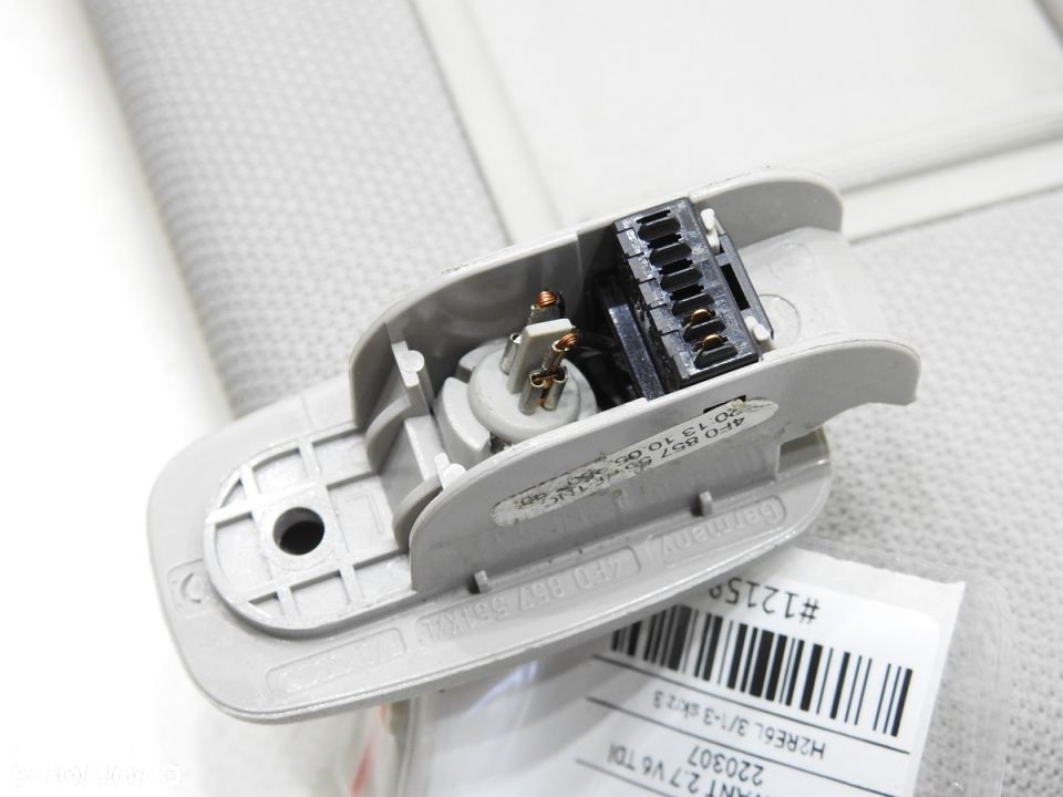 SŁONECZNIK OSŁONA LEWA AUDI A6 C6 4F0857551K - 6