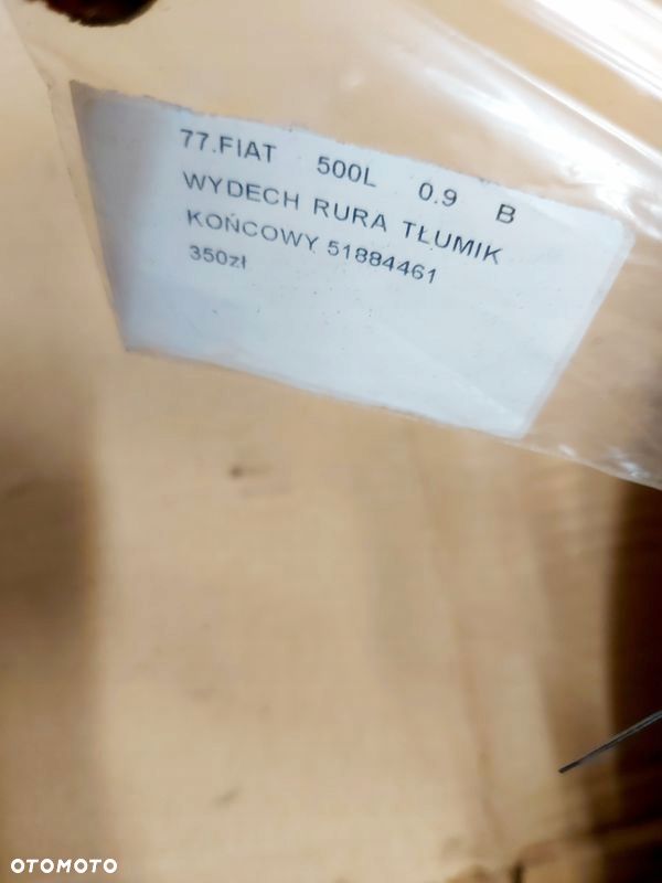 fiat 500l 500 l 0.9 900 b tłumik końcowy wydech rura 51884461 - 6