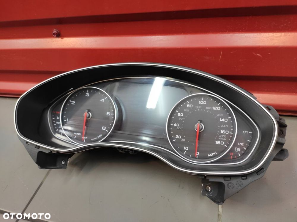 AUDI A7 4G LIFT 3.0 TDI LICZNIK ZEGARY PRĘDKOŚCIOMIERZ ANGLIK 4G8920985L - 3