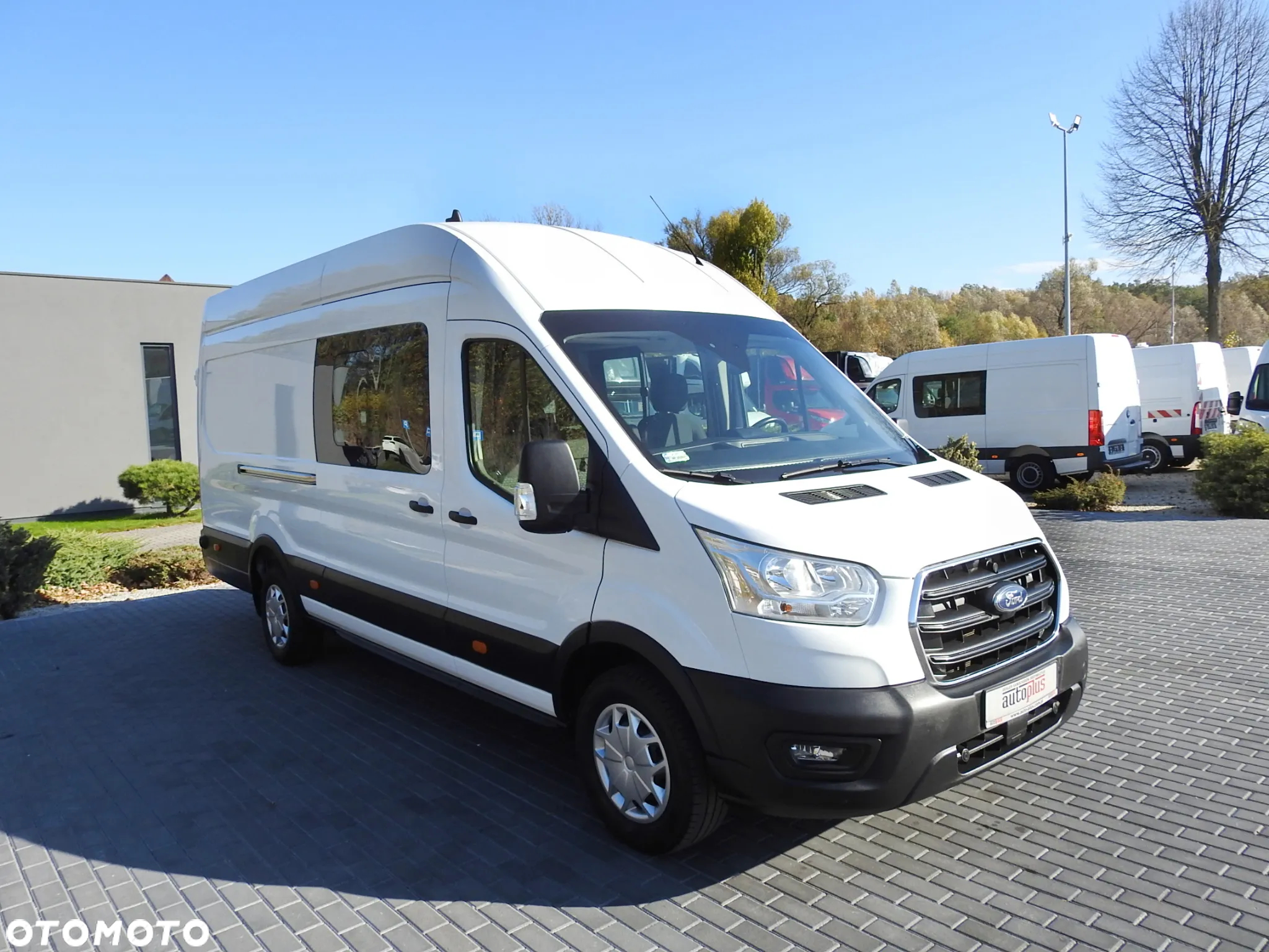 Ford TRANSIT FURGON BRYGADÓWKA 6 MIEJSCA TEMPOMAT KLIMATYZACJA LEDY 130KM [ J78198 ] - 5