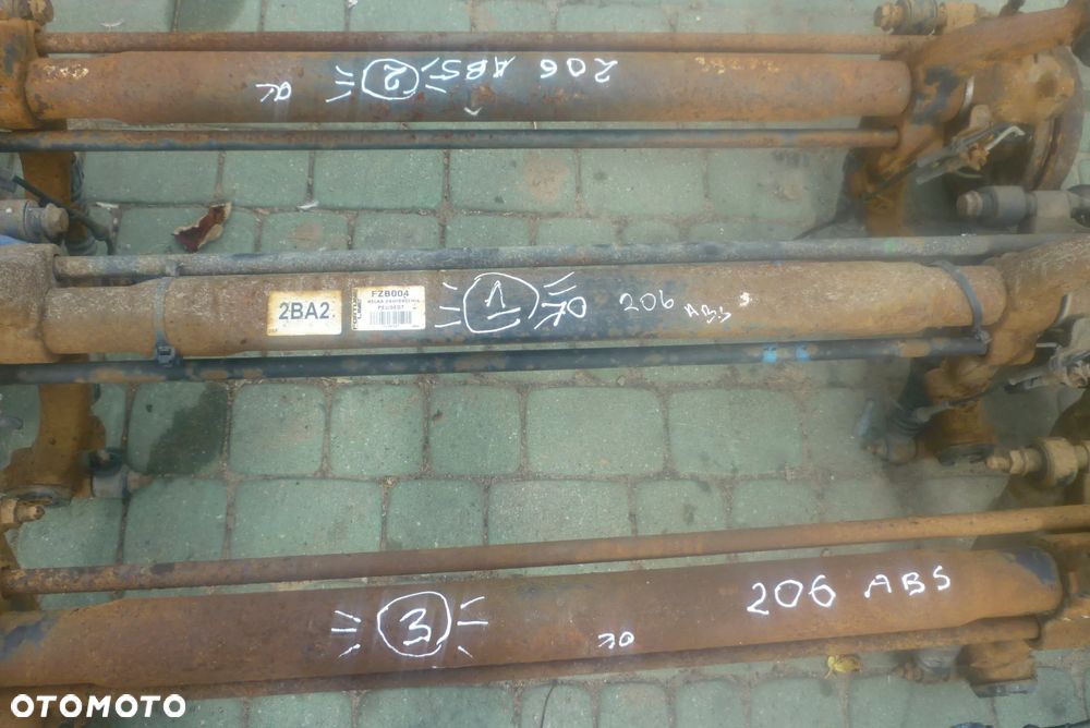 belka tył Peugeot 206 z ABS - 3