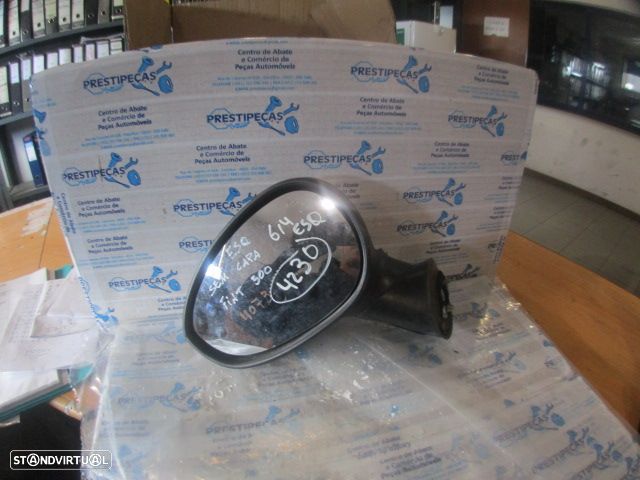 Espelho Esp4230 FIAT 500 2 FASE 1 2009 1.3D 75CV 3P BRANCO ESQ SEM CAPA 5 PINOS - 1