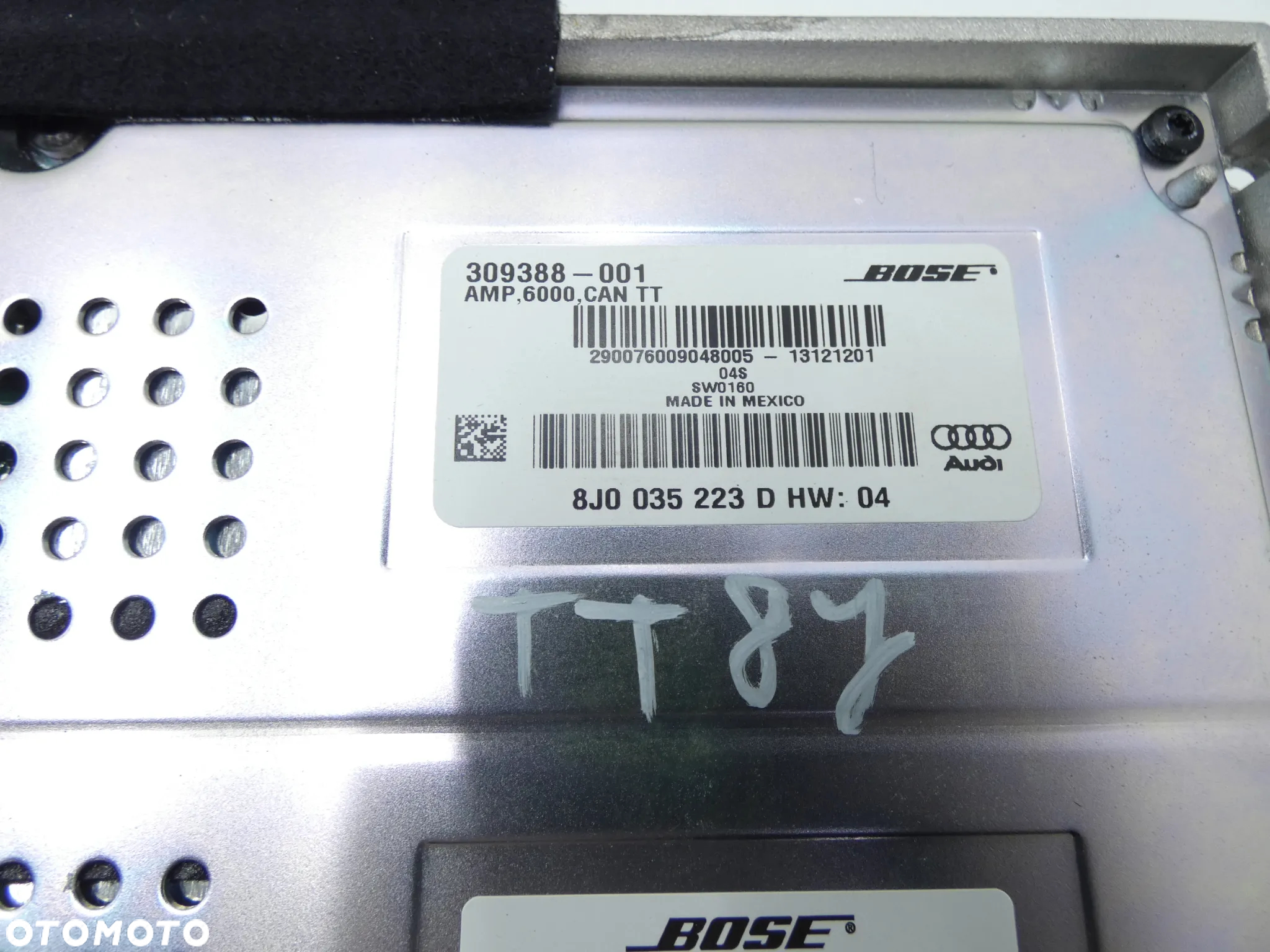 AUDI TT 8J BOSE WZMACNIACZ AUDIO GŁOŚNIKÓW 8J0035223D GORLICE - 6