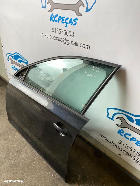 PORTA FRENTE FRONTAL ESQUERDA COMPLETA | SEAT TOLEDO KG MK4 | FECHO ELEVADOR MOTOR PUXADOR VIDRO; - 2