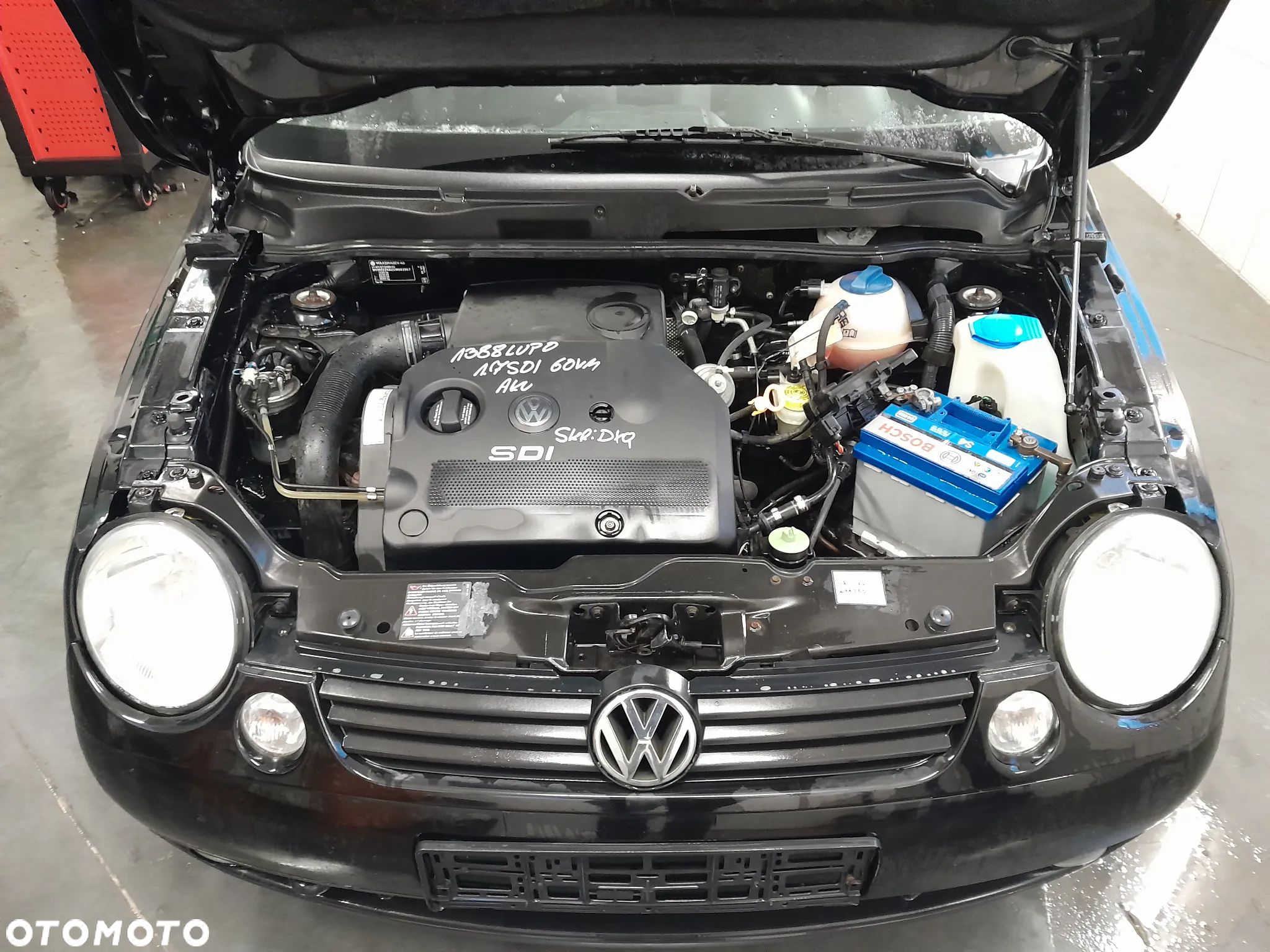 VW LUPO SILNIK 1.7 SDI 60KM DIESEL OZNACZENIE: AKU - 1