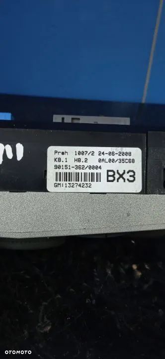 Panel Sterownia Klimatyzacji Nawiewu Opel Astra III H - 3