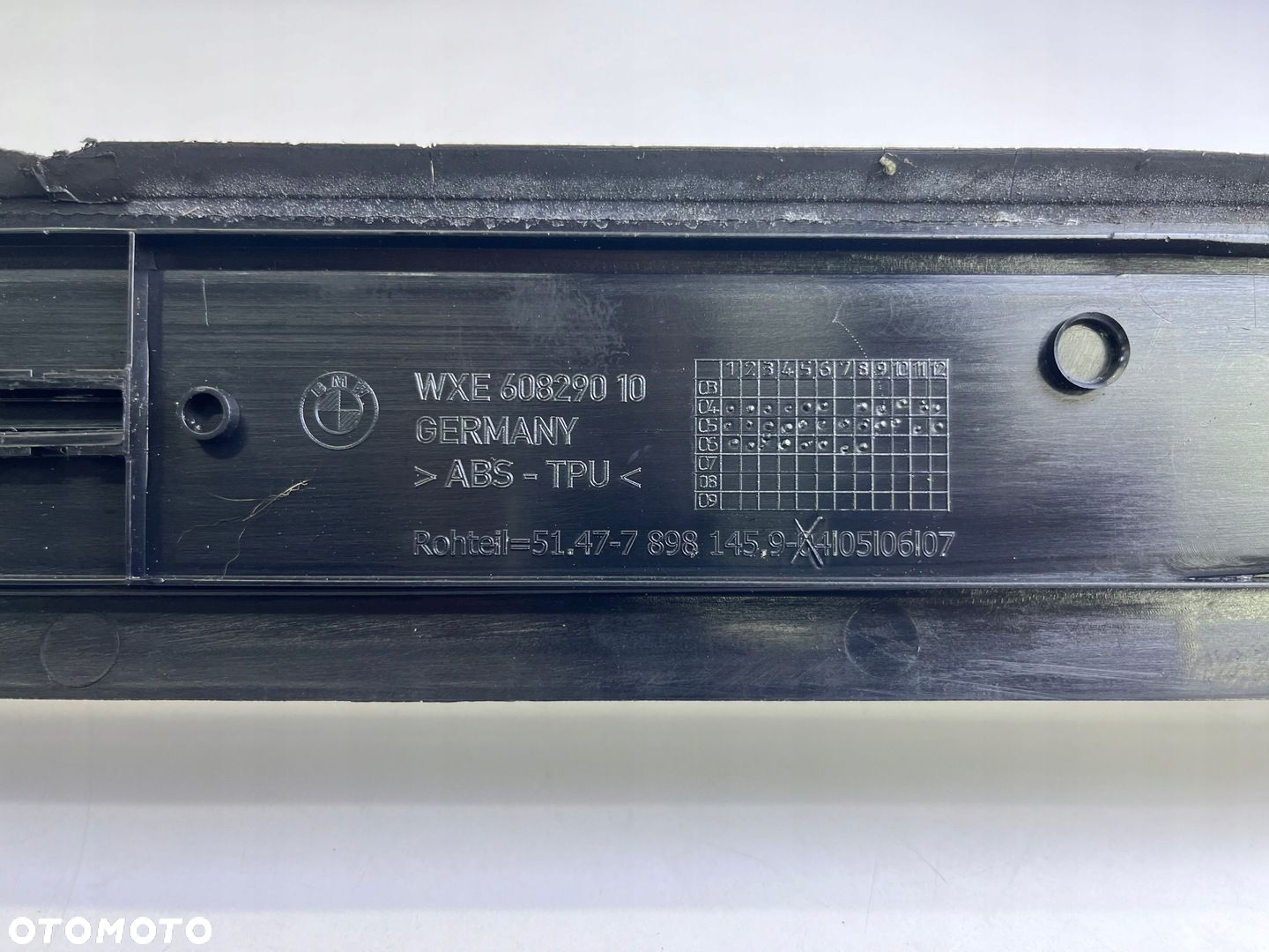 NAKŁADKI LISTWY PROGOWE WEWNĘTRZNE BMW E60 E61 M-PAKIET - 12