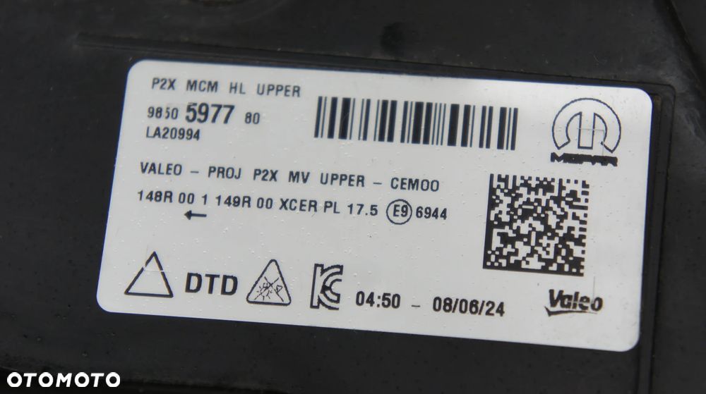 PRZEDNIA LEWA PRAWA LAMPA PEUGEOT 2008 II LIFT 208 II LIFT FULL LED - 15