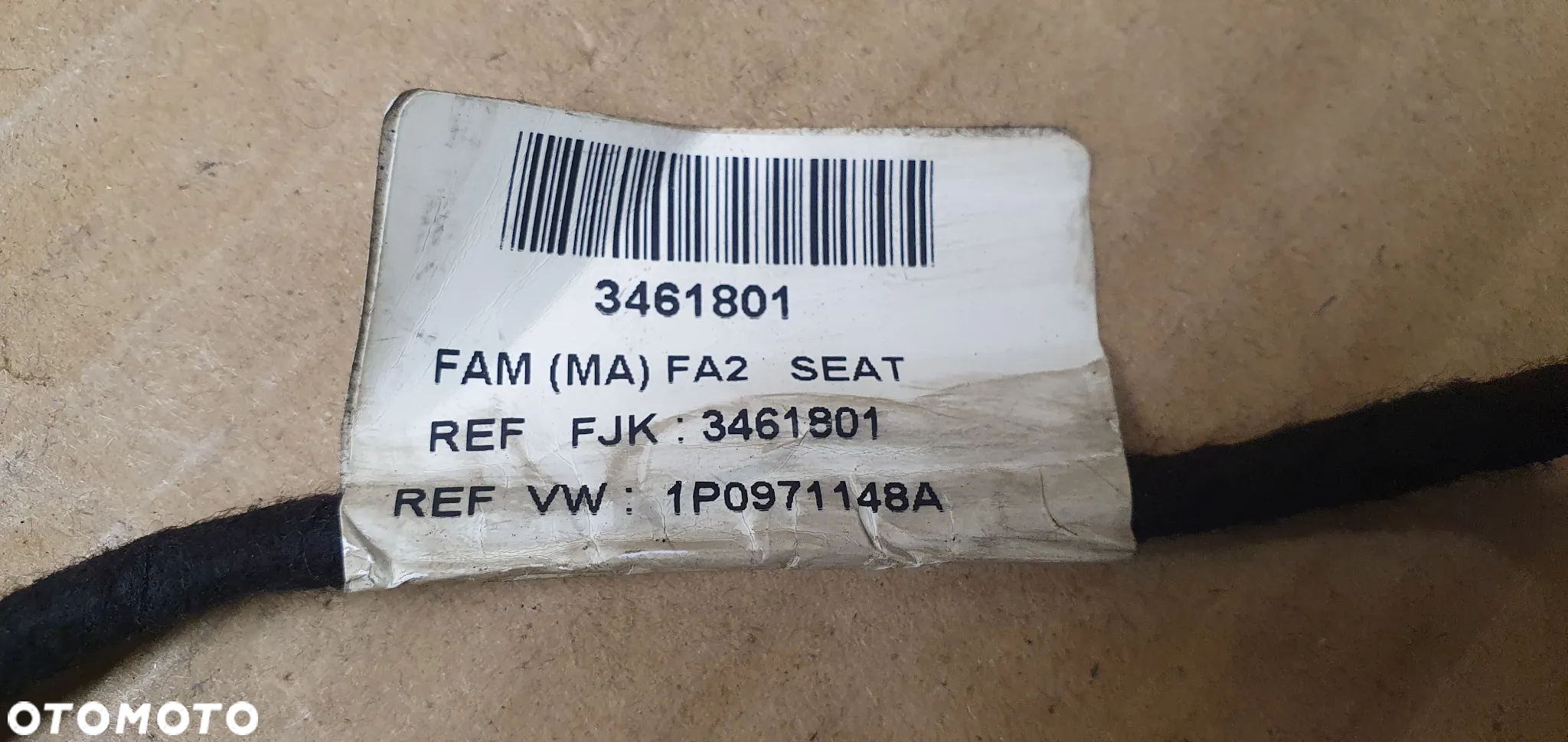 Instalacja wiązka elektryczna klapy bagażnika Seat Leon II 1P0971148A - 7