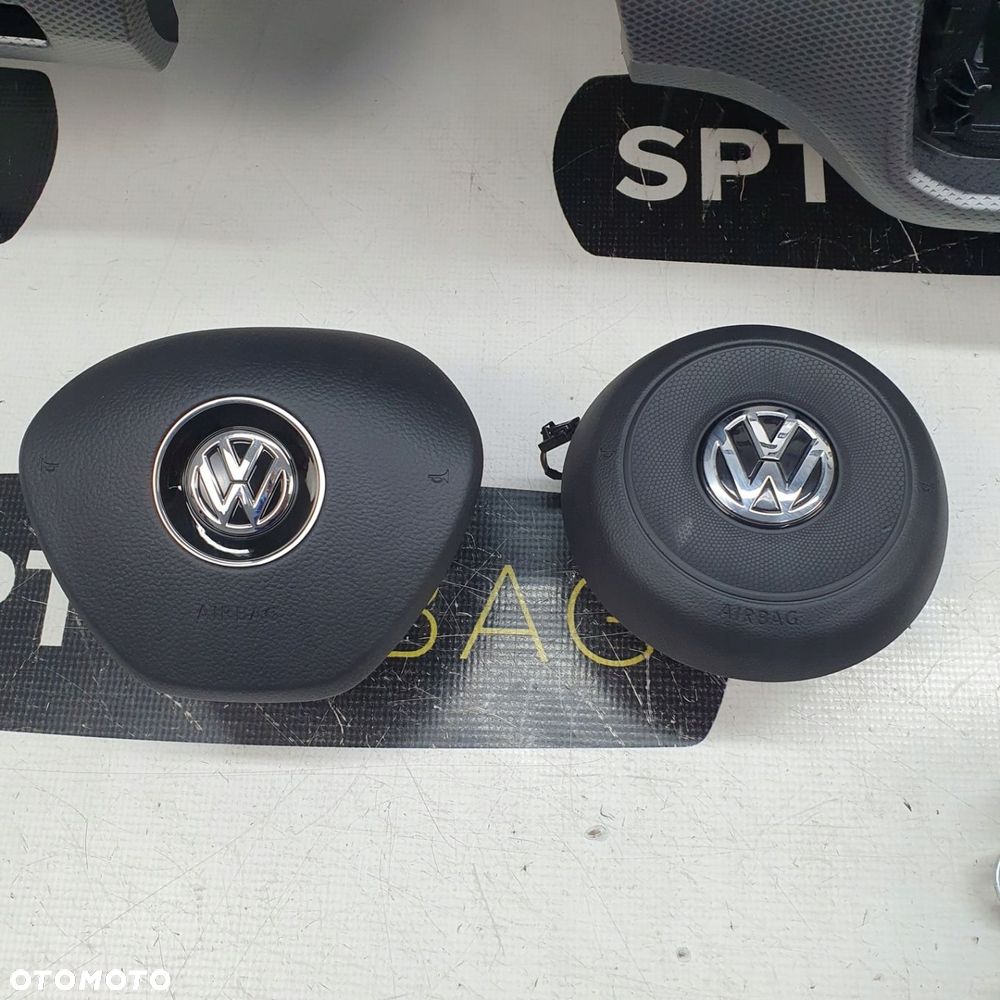 VW UP! UP DESKA ROZDZIELCZA KONSOLA KOKPIT PULPIT PODUSZKI AIRBAG AIR BAG PASY KIT SET - 8