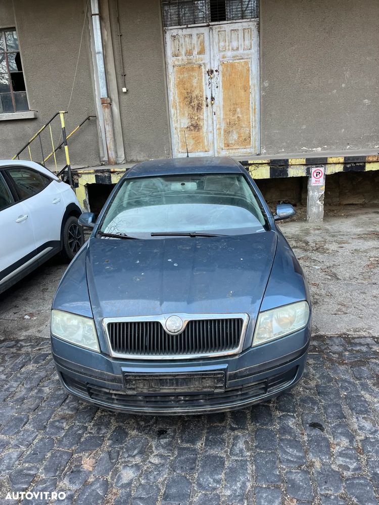 Dezmembrez Skoda Octavia 2 2007 1,9 TDI cod motor BJB 45.000km gri albastru - 10