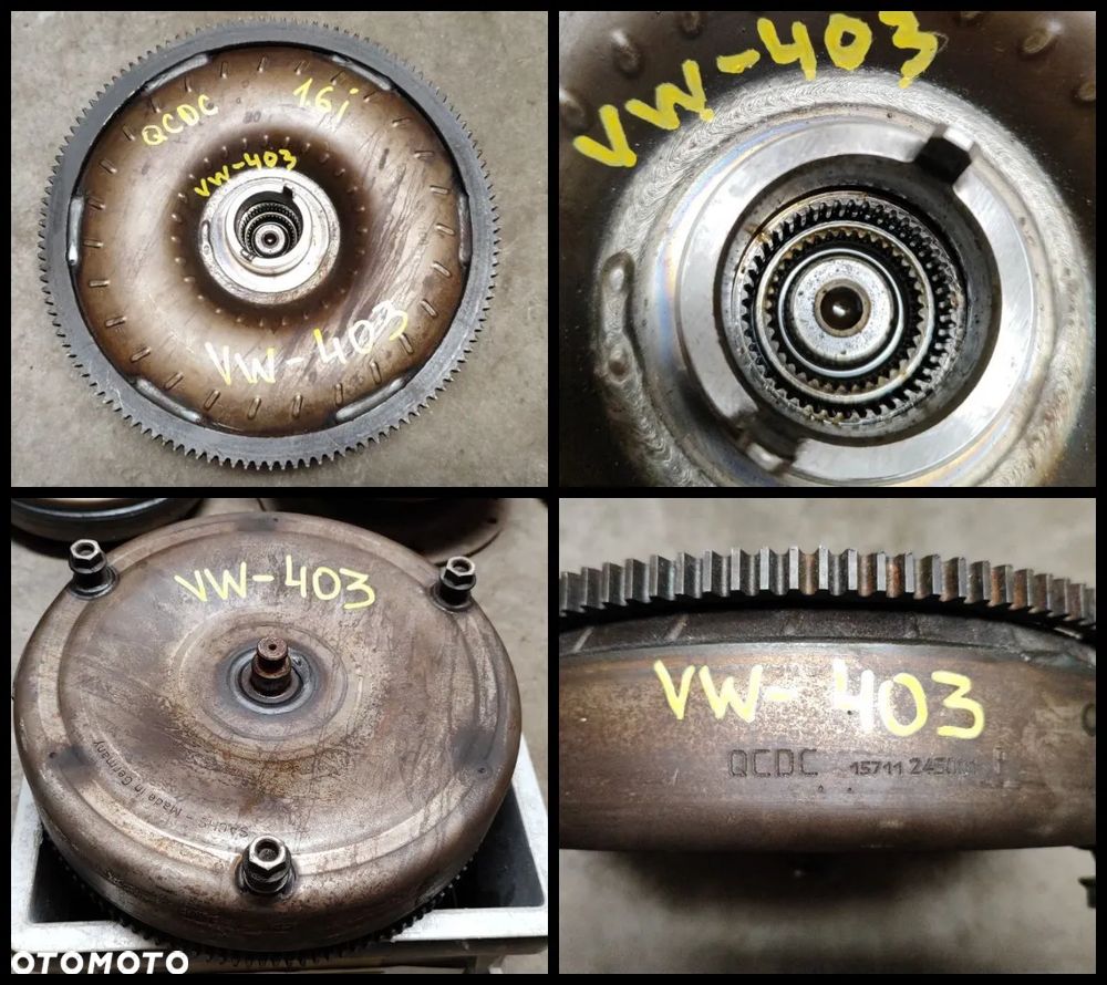 VOLKSWAGEN VW AUTOMAT AUTOMATYCZNE DIESEL / BENZYNA SPRZĘGŁO KOŁO ZAMACHOWE TARCZA DOCISK DWUMAS - 21