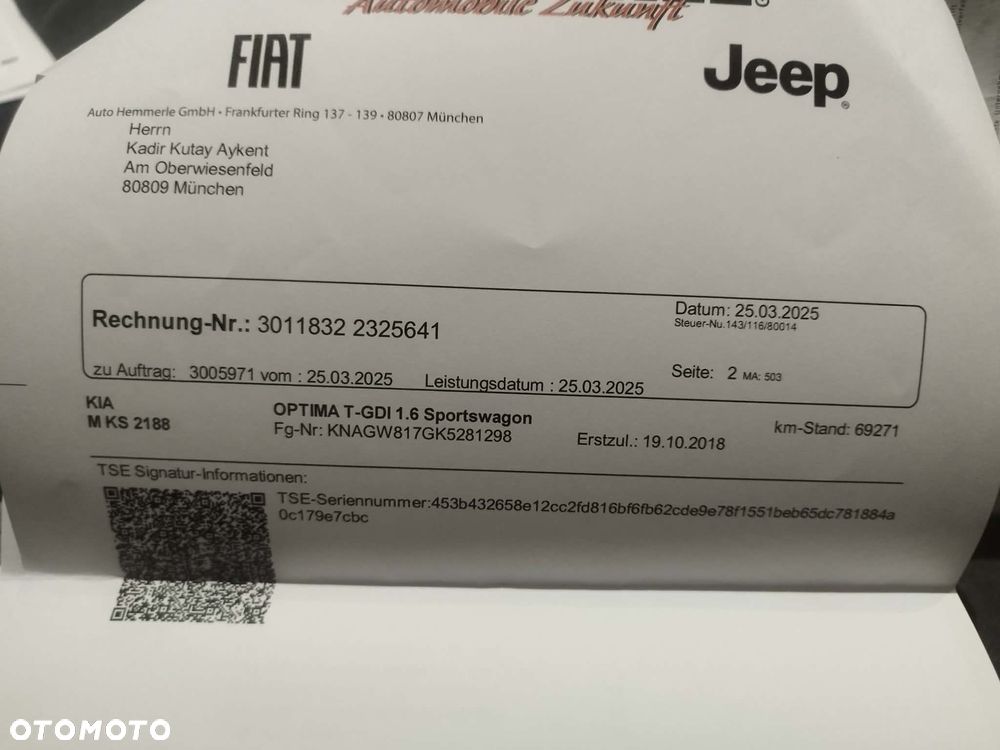 Kia Optima Sportagon 1.6 T-GDI DCT OPF GT Line - 27