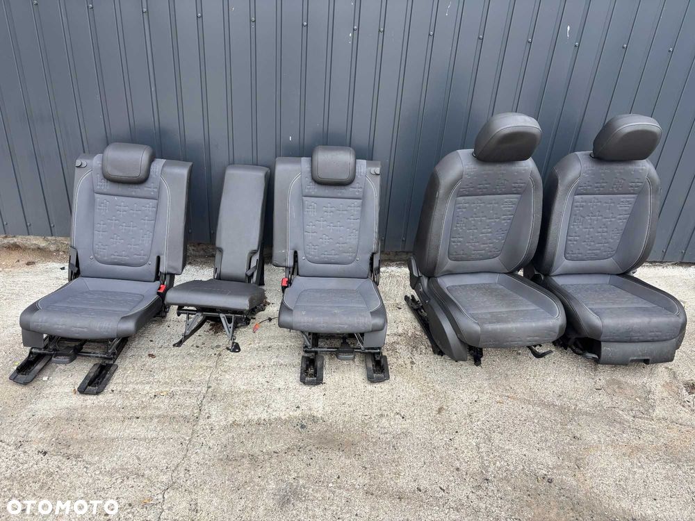 Opel Meriva B Pół skóra Fotel Fotele komplet przód + tył