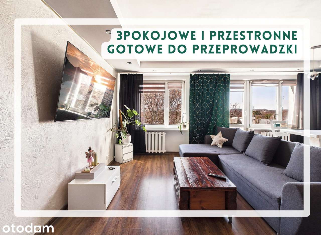 Gotowe do wejścia 3 pokoje - umeblowane - Armii Krajowej