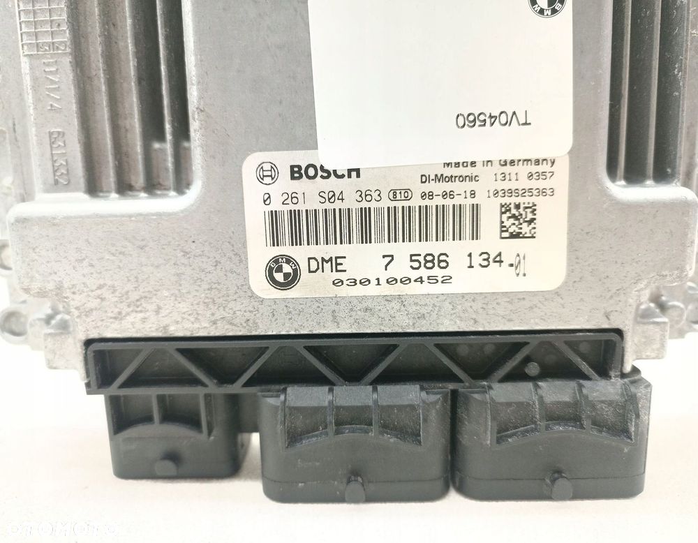 KOMPUTER SILNIKA STEROWNIK MINI R55 1.6 THP 7586134 0261S04363 - 2