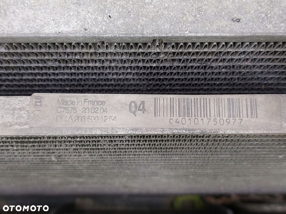 Chłodnice komplet Mercedes C-klasa W203 2000-2007 2,2 CDI A2035000503 - 4