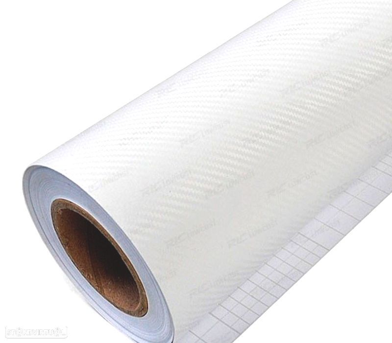 ROLO DE PELICULA DE CARBONO BRANCA - 1