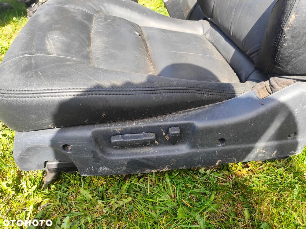 Honda Accord VI Coupe 98-02 Fotele fotel skórzane czarne komplet - 7