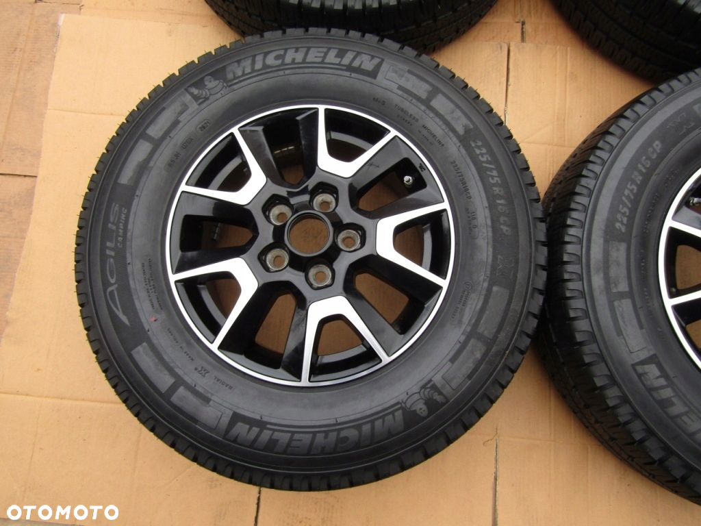 4x Felgi Koła 16 Fiat Ducato Peugeot Boxer Citroen Jumper opony 6j 5x118 ET68 + 225/75 16C - 8