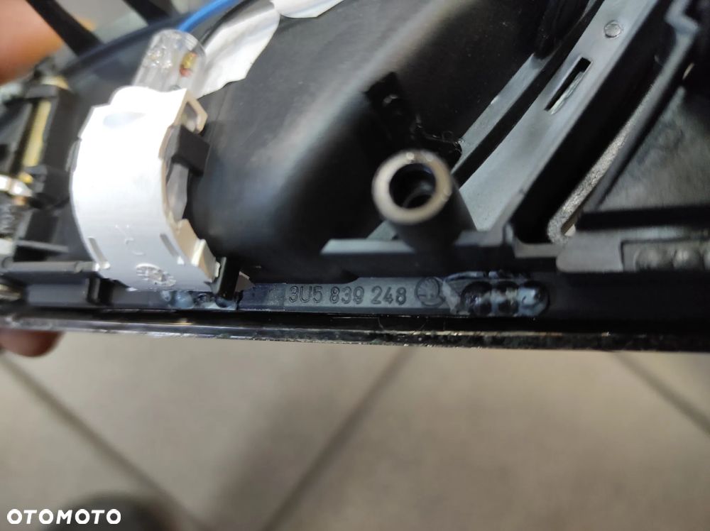 KLAMKA TYLNA PRAWA LEWA SKODA SUPERB 1 3U5839248 3U5839247 WYSYŁKA !!!!! - 5
