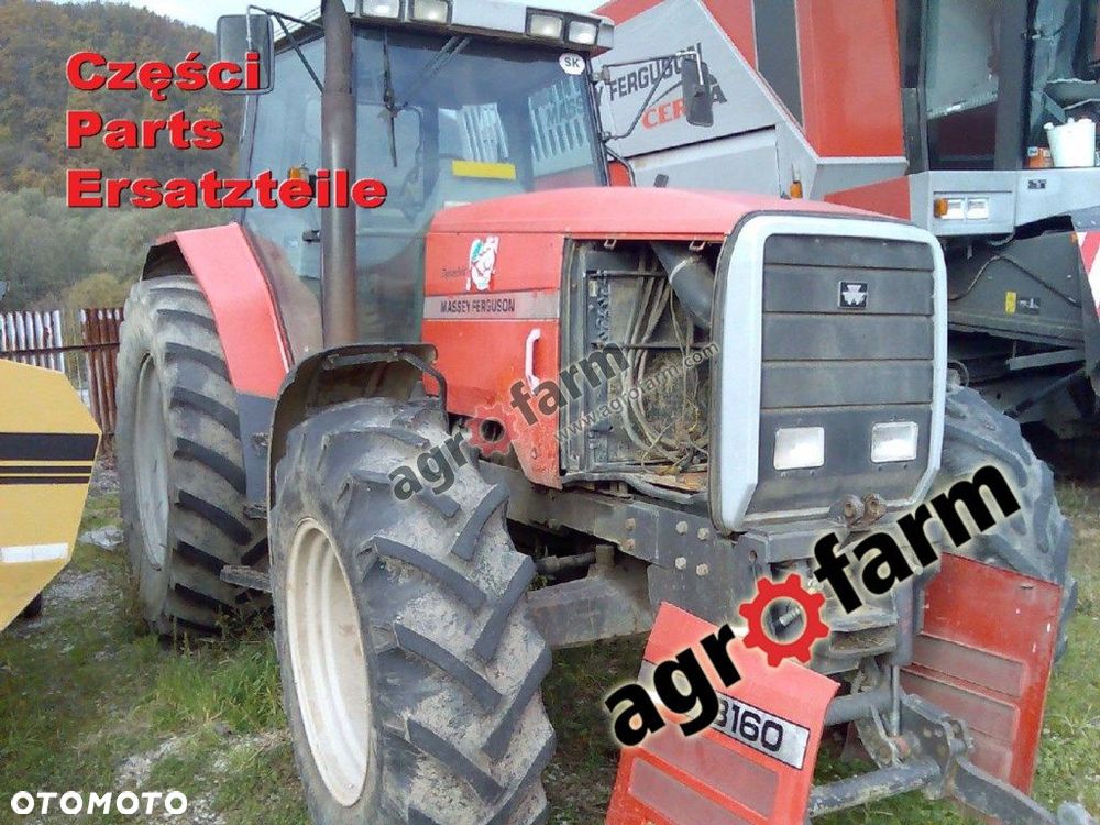 Massey Ferguson 8160 części, silnik, zwolnica, oś - 1