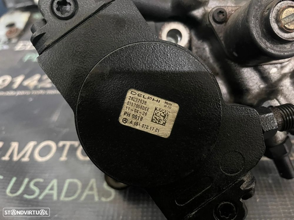 Bomba injetora usada 2.2 CDI MERCEDES 651 A6510701701 W204 W212 DELPHI ALTA PRESSÃO - 1