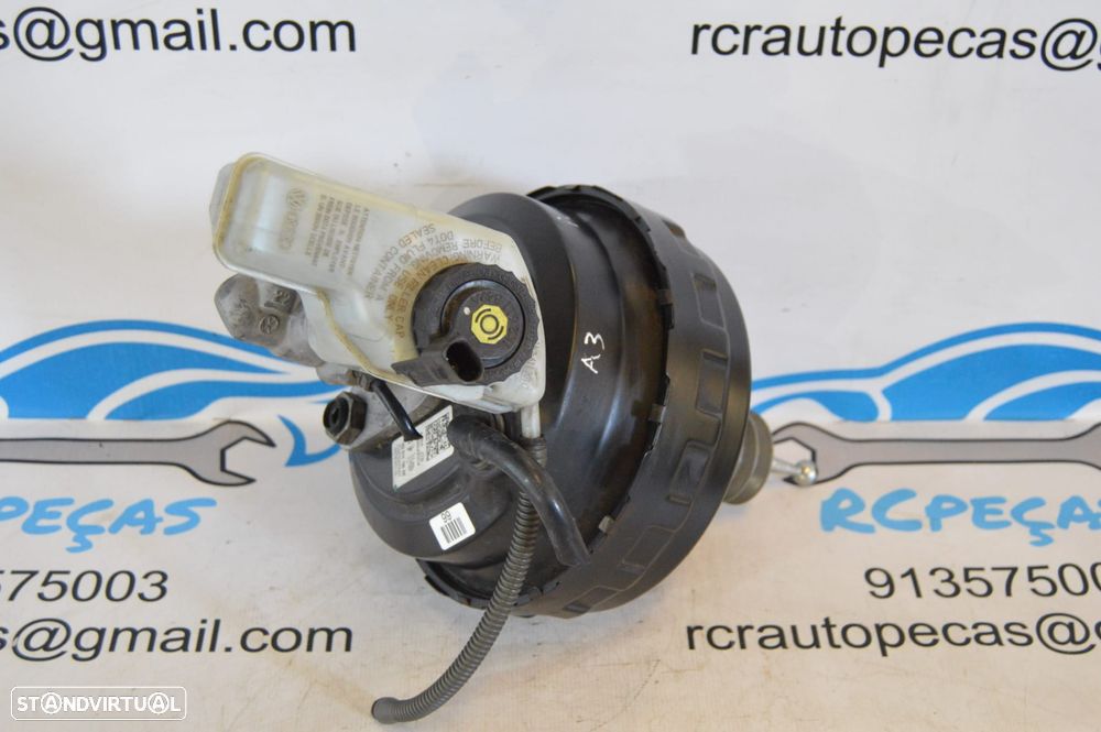 SERVOFREIO SERVO FREIO BOMBA DEPOSITO RESERVATORIO LIQUIDO TRAVÕES 1K2614105AR 1K2614105 1K2611301C 1K2611301 VW VOLKSWAGEN GOLF V 5 MK5 PLUS 5M1 5M 1.9 TDI 105CV BXE A3 8P LEON 1P - 1