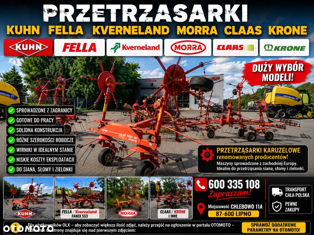 Kuhn PRZETSZASARKA Volto 770 Kuhn Krone Morra Feniks4 i 6 gwiazdowe Hydraulika - 2