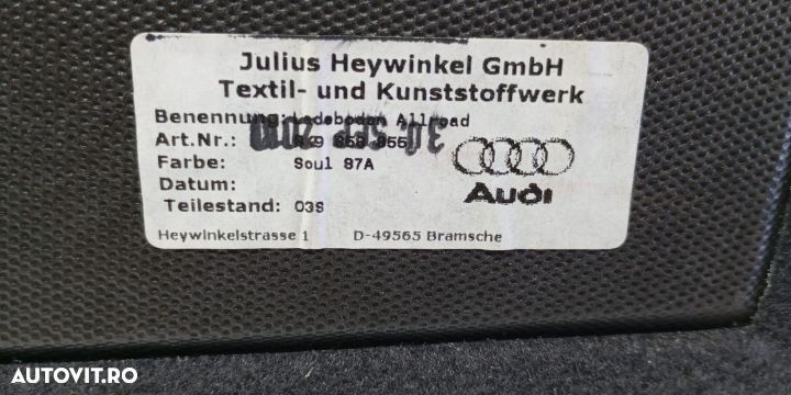 Mocheta portbagaj 8K9858855 Audi A4 allroad B8 [facelift] [2011 - 201 - 2