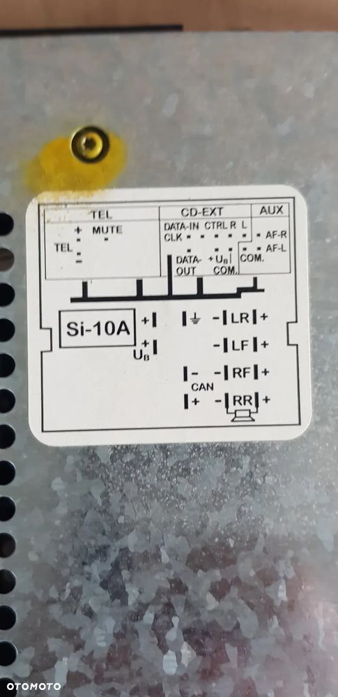 Radio radioodtwarzacz blues 1Z0035152D Skoda Octavia II fl - 2