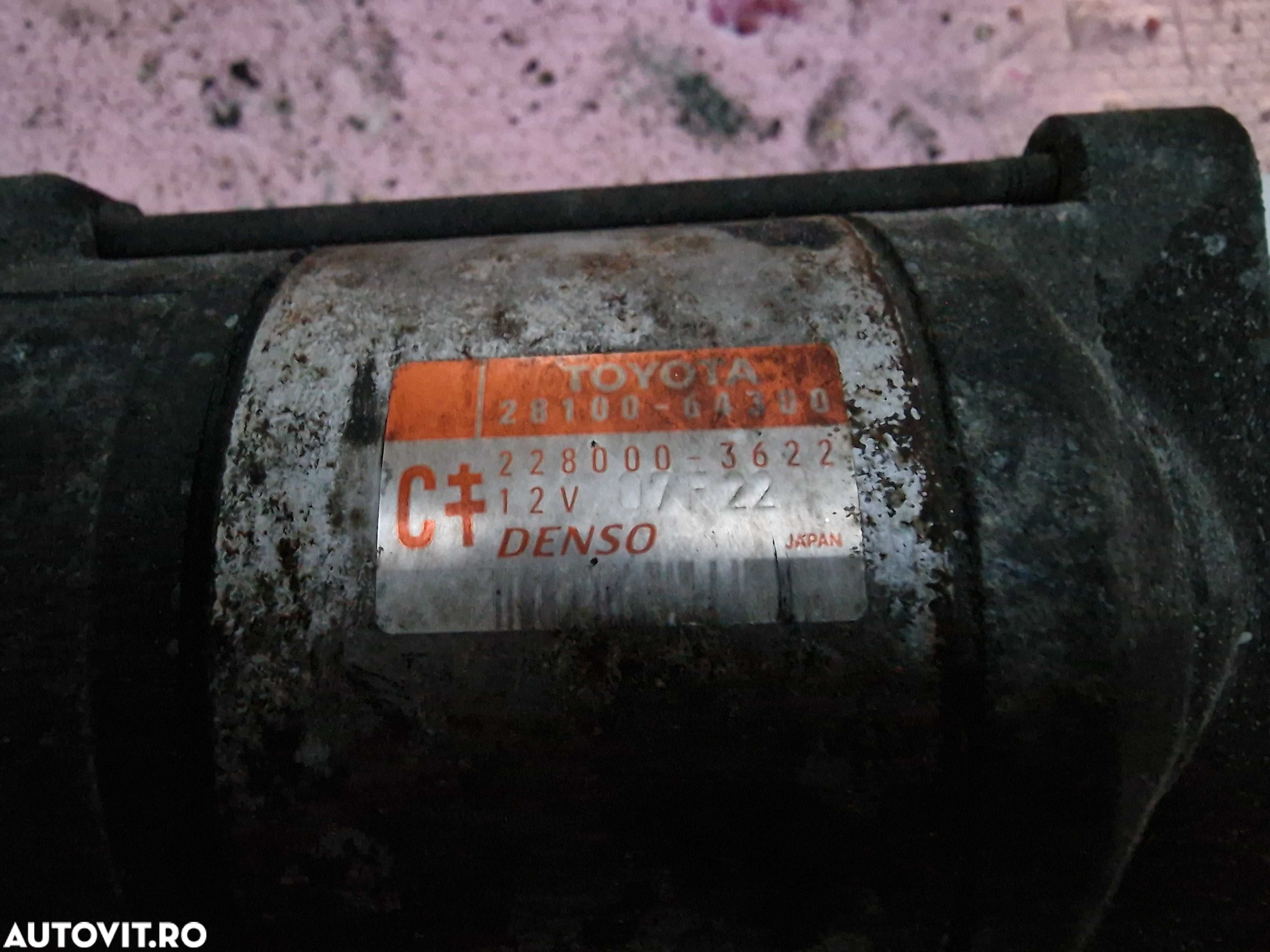 Electromotor Toyota Rav 4 2.0 d 1CD-FV 28100-64300 - 3