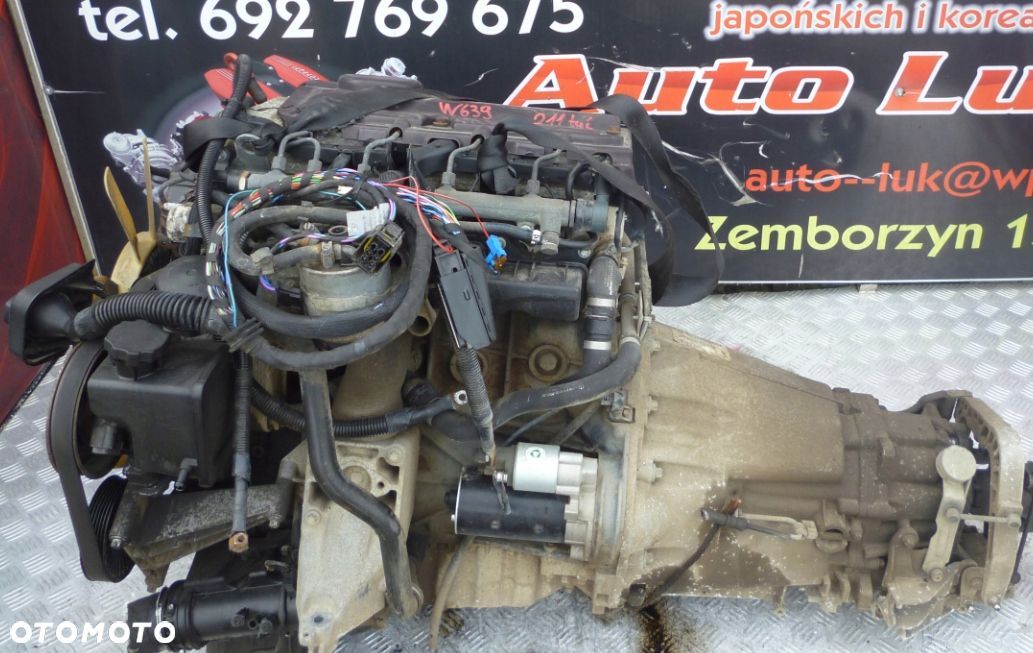 SILNIK KOMPLETNY MERCEDES VITO W639 2.2 CDI 646.982 211 TYS - 1