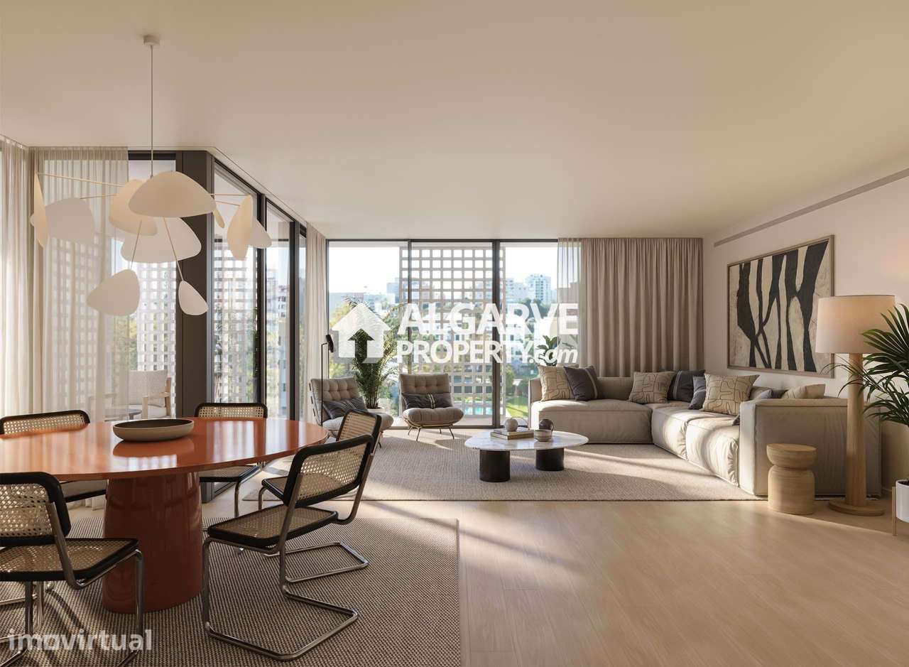 Duplex T2 de Luxo com Piscina no Terraço no Centro de Vilamoura – Bota - Grande imagem: 2/23