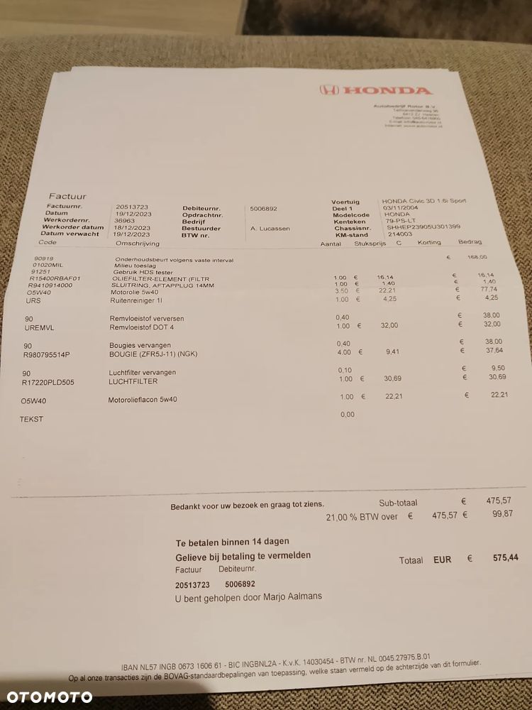 Honda Civic 1.6i Sport - 24