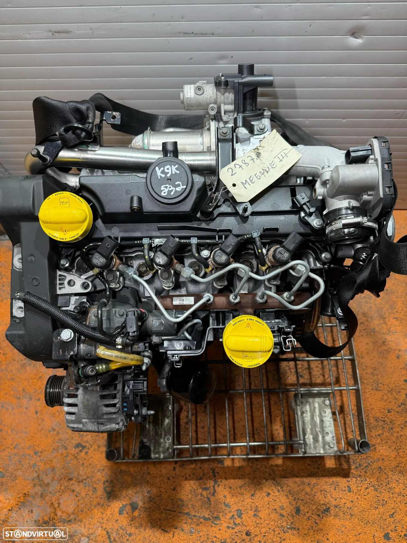 Motor Renault Megane III/Scenic III 1.5 Dci Ref: K9K832 - 2