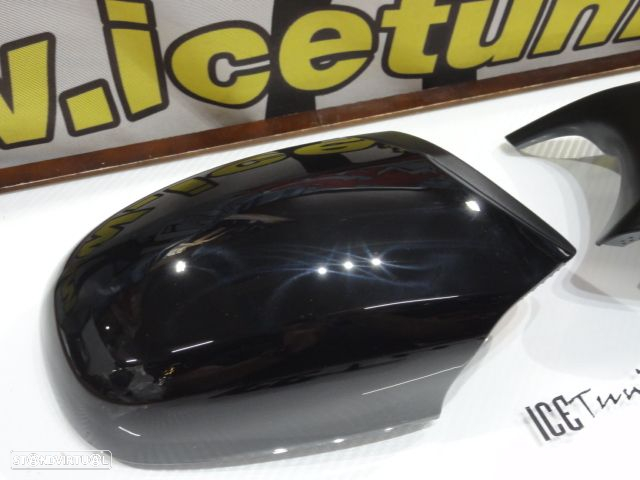 Capas / carcaça  de espelhos preto brilhante BMW E90, E91, E92, E93 2008-2013 LCI M3 Look - 6