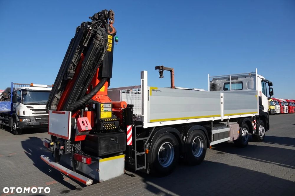 Renault C 430 / 8x4 / SKRZYNIOWY 7 M + HDS PALFINGER 33002 -wysów: 14,5 M / UDŹWIG 9800 KG / STEROWANIE RADIOWE / ROTATOR / EURO 6 - 8