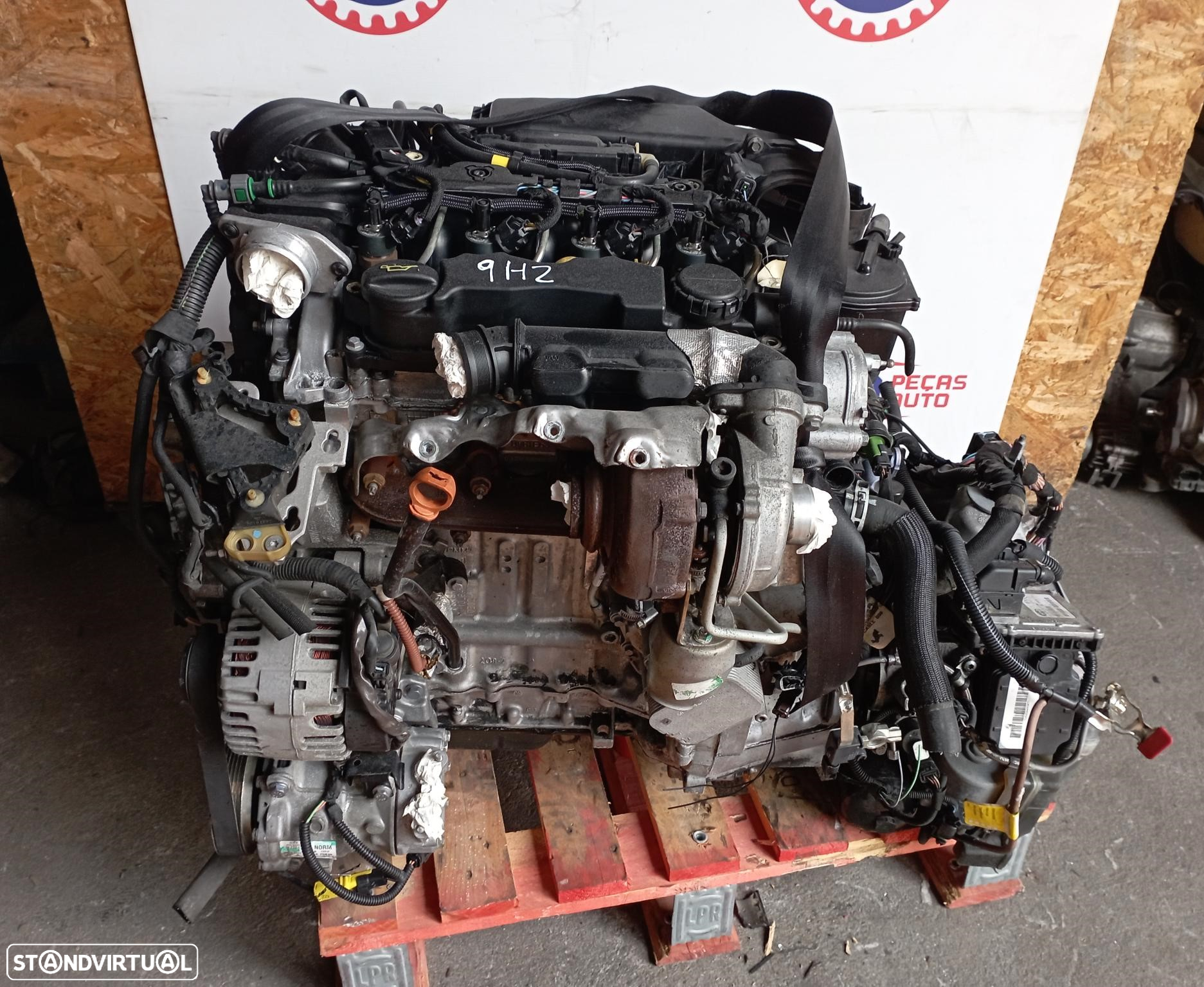 Motor Citroen C3/C4/Berlingo/Peugeot 207/307/Partner 1.6 Hdi Ref: 9HZ - 2