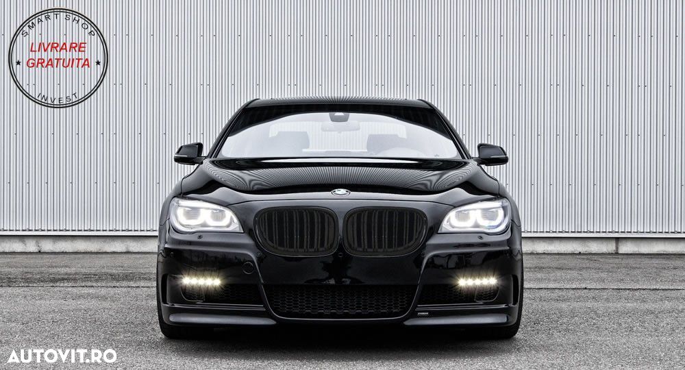 Grile Centrale BMW 7 Series F01 F02 F03 F04 (2008-2015) Negru Lucios- livrare gratuita - 6